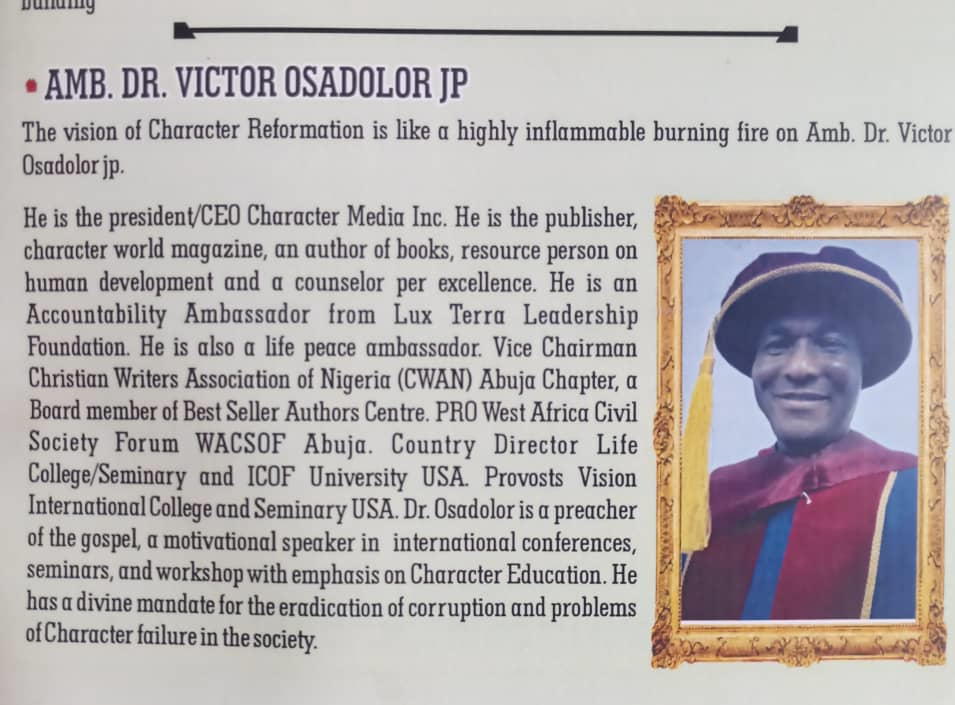 Dr.Victor Osadolor
